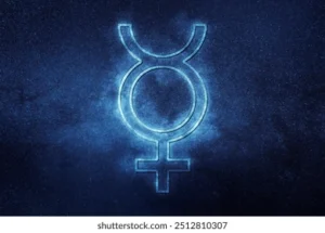 Mercury Planet Symbol in Modern Astrology: 