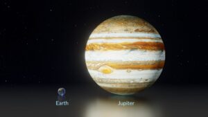 Mass Differences When You Compare Size of Jupiter to Earth