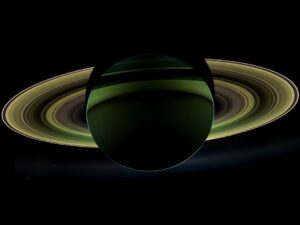 The Chemistry Behind Saturn's Pale Gold Color Palette