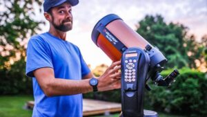 Setting Up the Celestron 8SE Telescope for the First Time: 